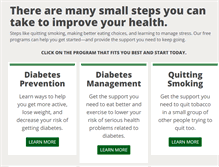 Tablet Screenshot of myhealthyvt.org